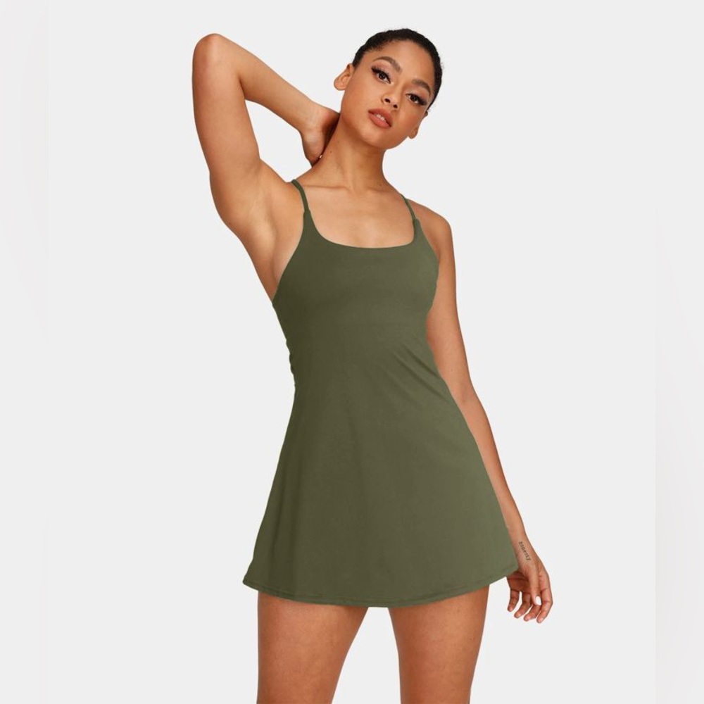 Halara Everyday Cloudful® 2-in-1 Flare Activity Dress-Wannabe